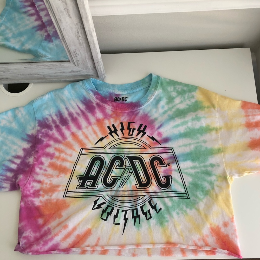 ACDC cropped shirt